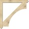 Ekena Millwork Westlake Arts and Crafts Rough Sawn Bracket w/ Offset Brace, Douglas Fir, 6"W x 46"D x 46"H BKT0604X46X46WTL03RDF - alternate 4